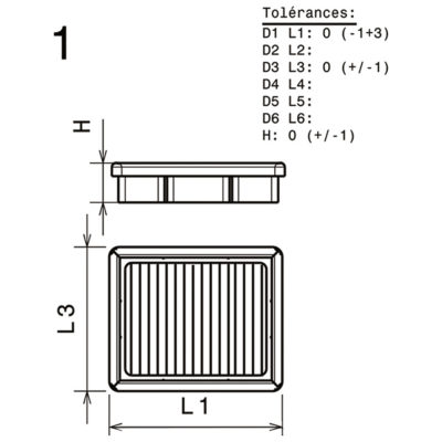 Green - Classic Car Air Filter - PCL024