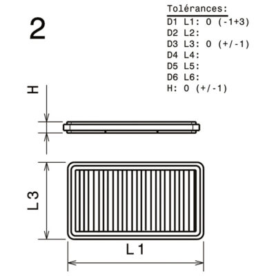 Green - Classic Car Air Filter - PCL031