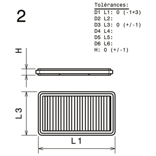 Green – Classic Car Air Filter – PCL031