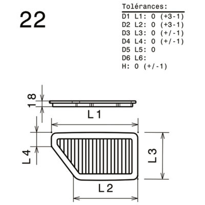 Green - Car Air Filter - P965014 - Image 2